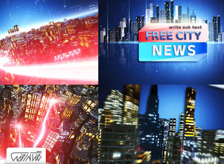 پروژه آماده افترافکت اخبار شهر - City News